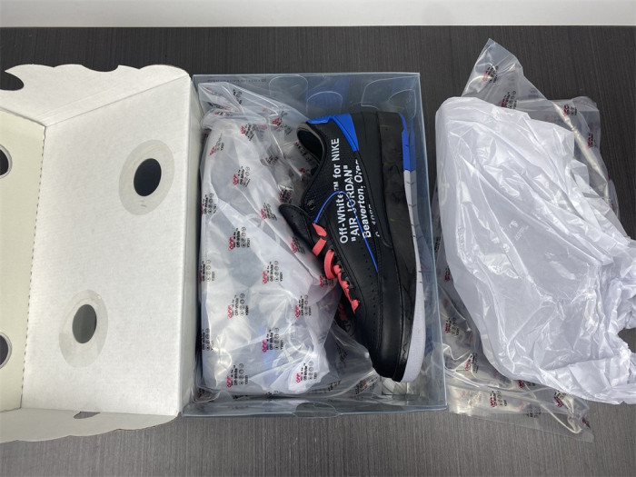 Air Jordan 2 Retro Low SP OFW Black Blue DJ4375-004
