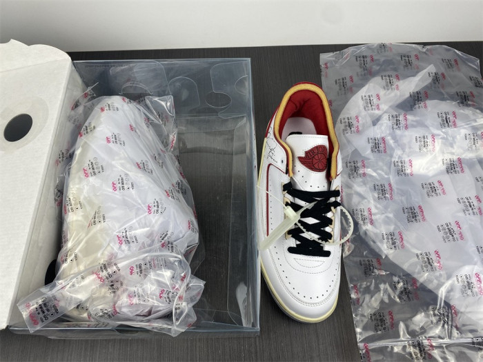 Air Jordan 2 Retro Low SP OFW White Red DJ4375-106