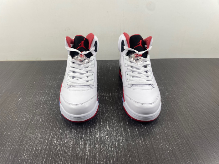 Air Jordan 5 Retro Fire Red Black Tongue (2013) 136027-120