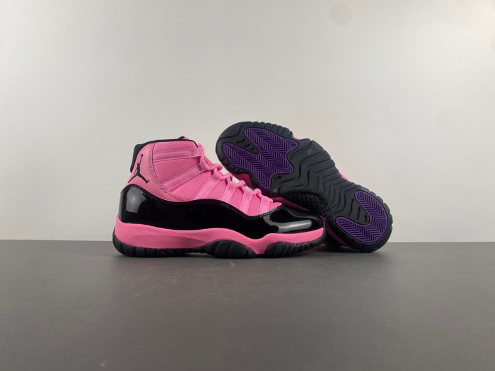 Air Jordan 11 pink and black CT8012-401