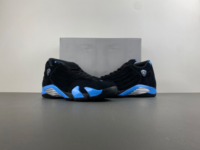 Air Jordan 14 "Black/University Blue" 487471-002