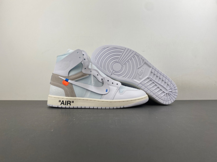 Virgil Abloh Archive x Air Jordan 1 Retro High Off-White Alaska AA3834-100