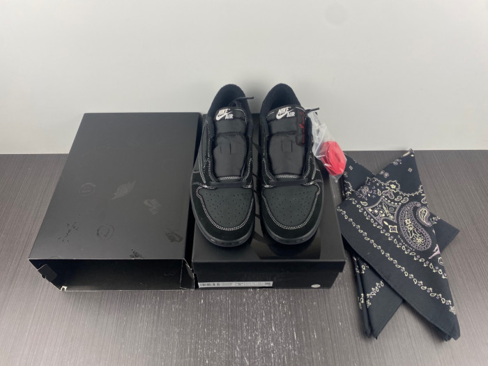 Travis Scott x Air Jordan 1 Low Black Phantom DM7866-001