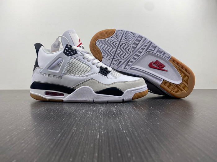 Nike SB x Air Jordan 4 Black and White DR5415-100