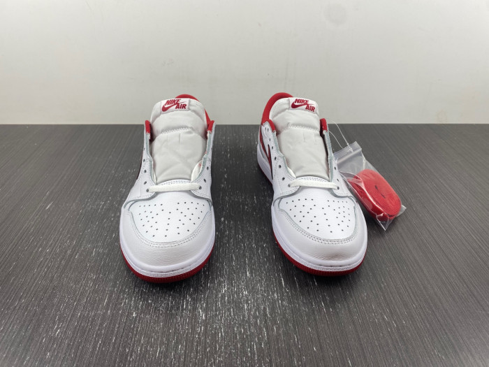 Air Jordan 1 Retro Low White Varsity Red 705329-101
