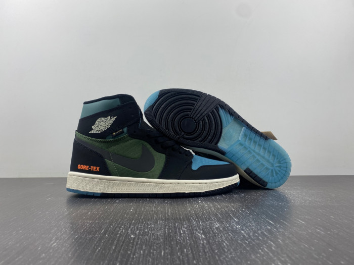 Air Jordan 1 High Element GORE-TEX Returns With Hits Of Black And Olive Green DB2889-003