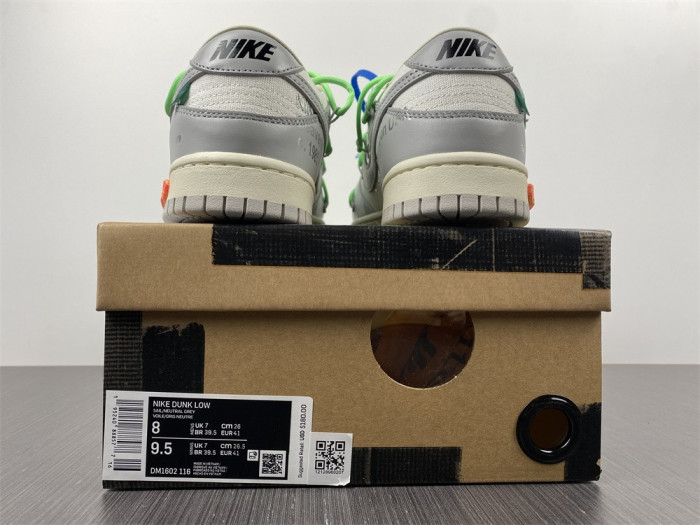 Nike Dunk Low OFW Lot 26 DM1602-116