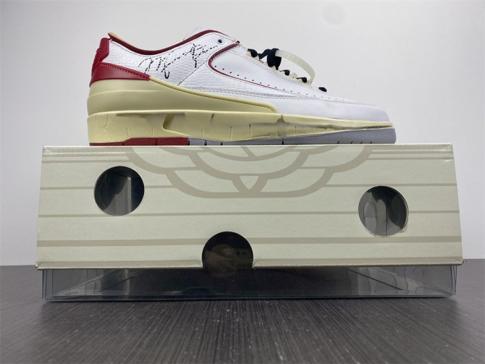 Air Jordan 2 Retro Low SP OFW White Red DJ4375-106