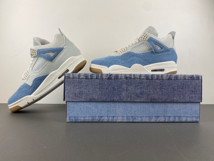 Air Jordan 4 Retro TEX Denim Worn Blue (Women