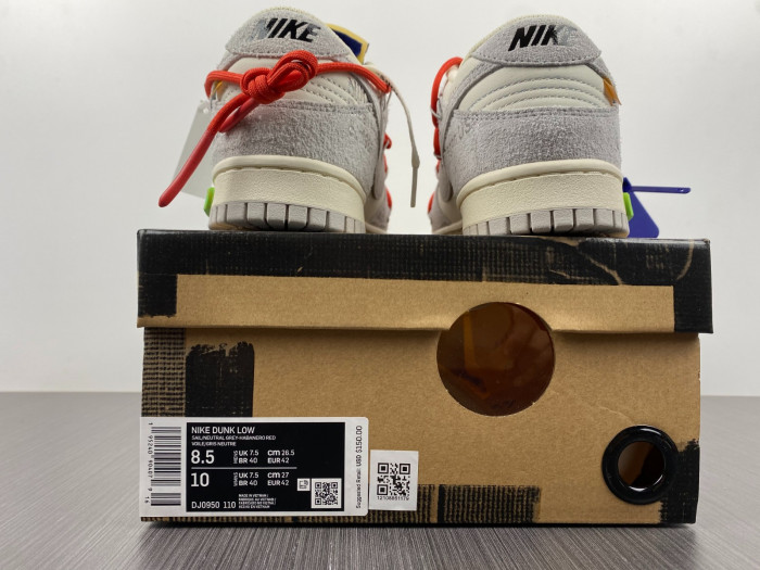 Nike Dunk Low OFW Lot 13 DJ0950-110