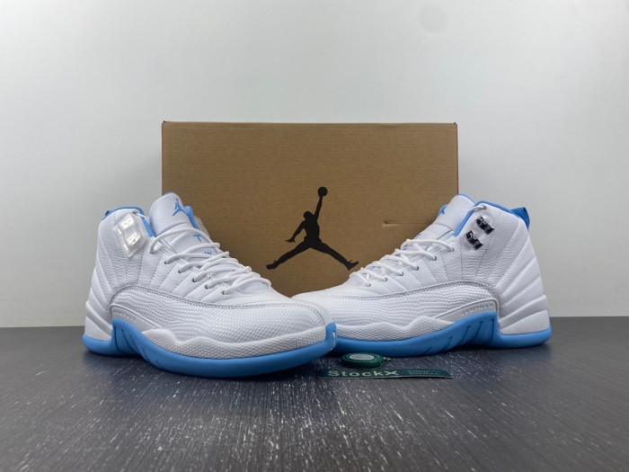 Air Jordan 12 Retro White University Blue (2004) (Women