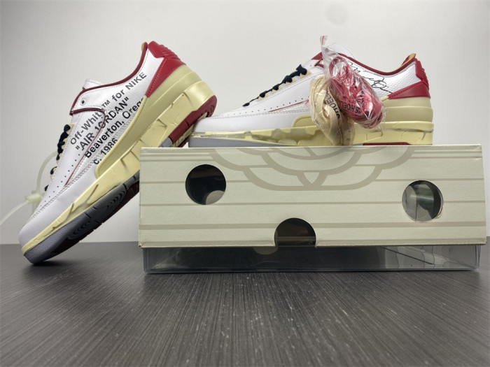 Air Jordan 2 Retro Low SP OFW White Red DJ4375-106
