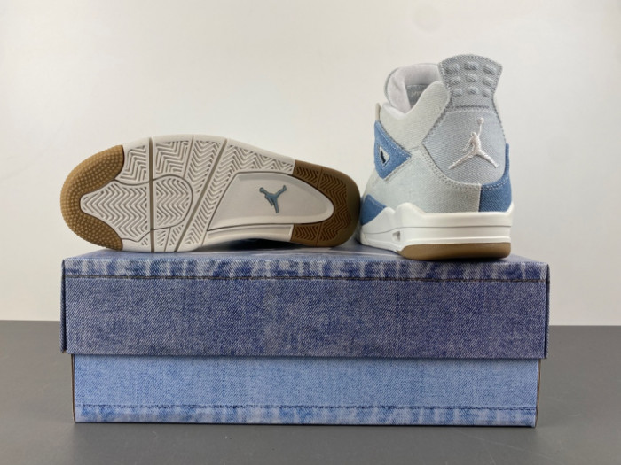 Air Jordan 4 Retro TEX Denim Worn Blue (Women