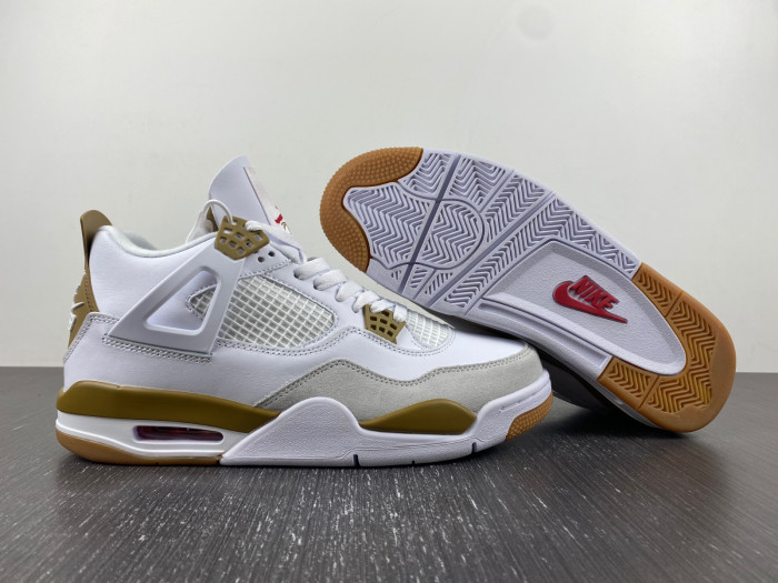 Nike SB x Air Jordan 4 Yellow and White DR5415-120