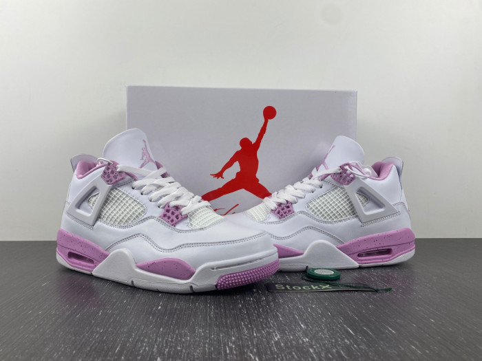 Air Jordan 4 White and Pink CT8527-107