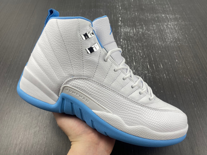 Air Jordan 12 Retro White University Blue (2004) (Women