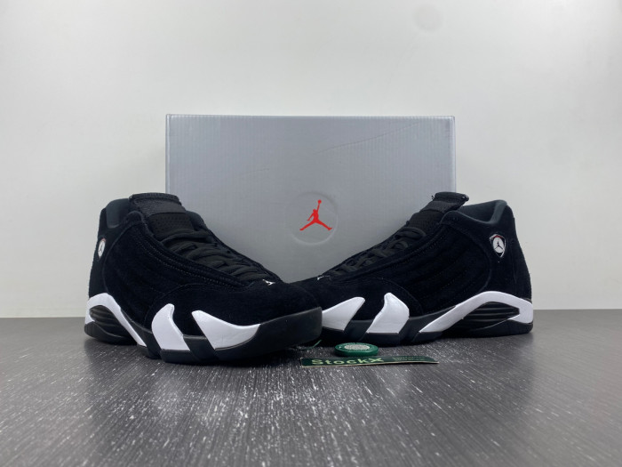 Air Jordan 14 Retro Black White 487471-016