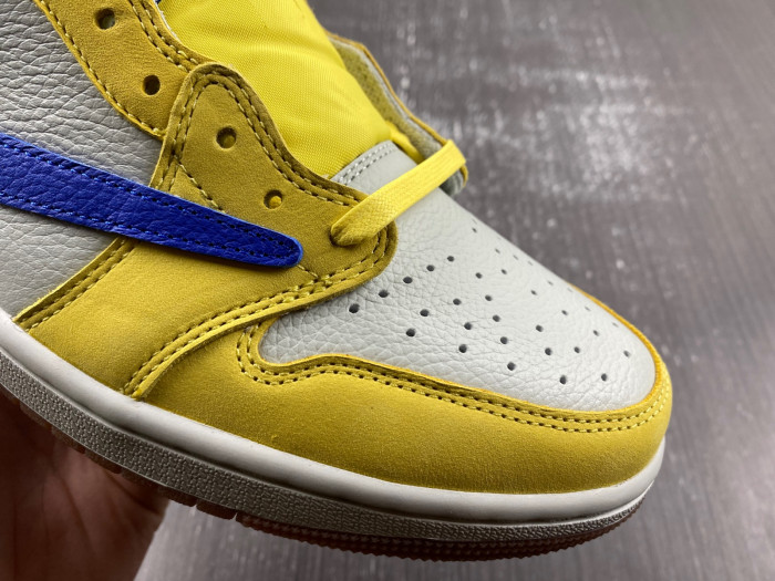 Travis Scott x Air Jordan 1 Low OG Canary DZ4137-700