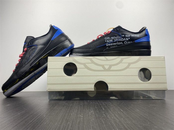 Air Jordan 2 Retro Low SP OFW Black Blue DJ4375-004