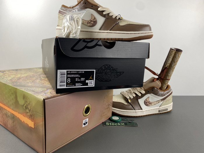 Air Jordan 1 Low SE Hemp Light British Tan HF5743-221
