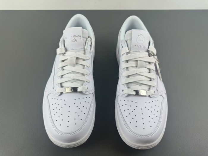 Air Jordan 1 Retro Low OG SP Travis Scott Michael Rubin White Party (Friends and Family) TD1228-111