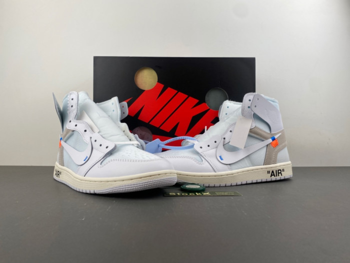 Virgil Abloh Archive x Air Jordan 1 Retro High Off-White Alaska AA3834-100