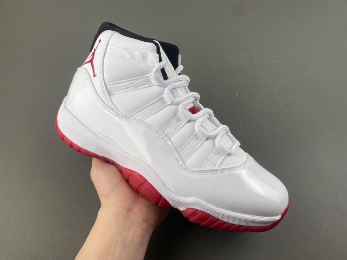 Air Jordan 11 white and red CT8012-160