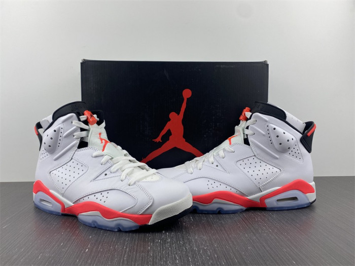 Air Jordan 6 Retro Infrared White (2014) 384664-123