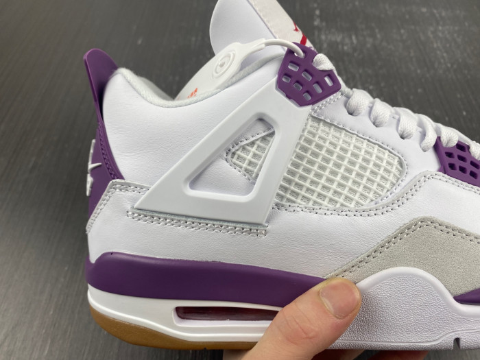 Nike SB x Air Jordan 4 Purple and White DR5415-150