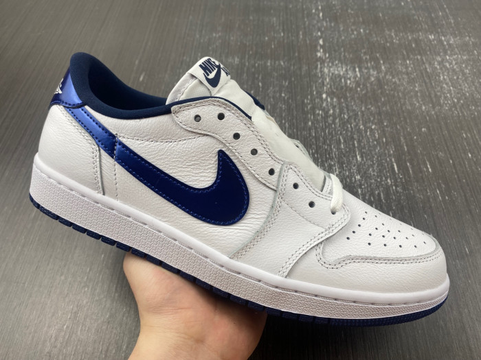 Air Jordan 1 Retro Low Metallic Blue 705329-106