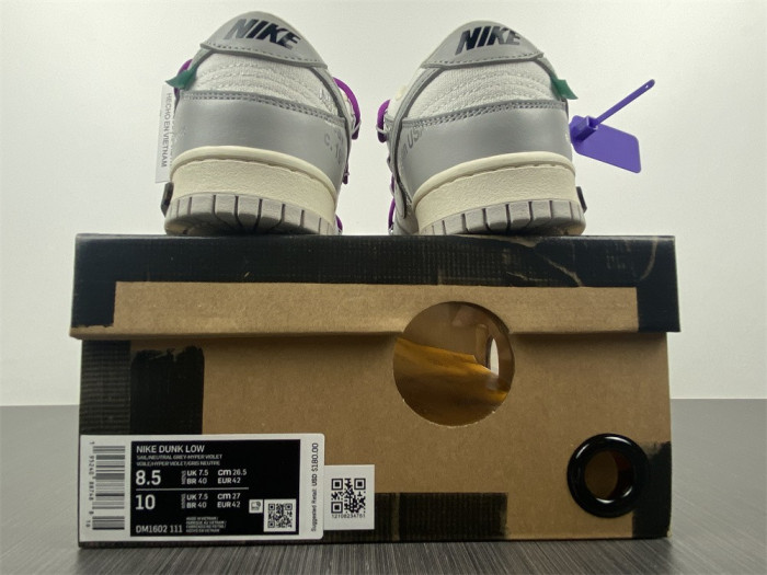 Nike Dunk Low OFW Lot 28 DM1602-111
