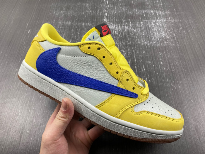 Travis Scott x Air Jordan 1 Low OG Canary DZ4137-700