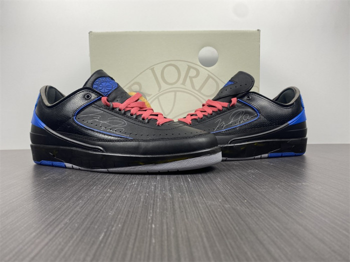 Air Jordan 2 Retro Low SP OFW Black Blue DJ4375-004