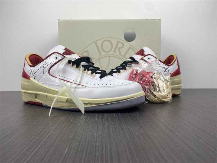 Air Jordan 2 Retro Low SP OFW White Red DJ4375-106