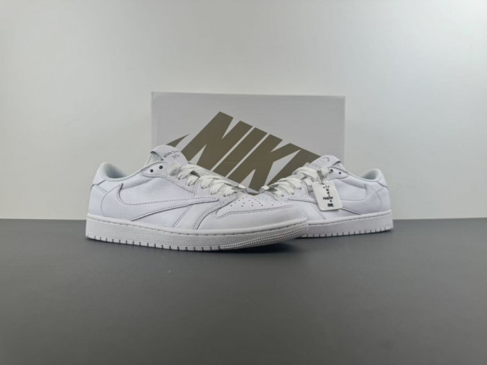 Air Jordan 1 Retro Low OG SP Travis Scott Michael Rubin White Party (Friends and Family) TD1228-111