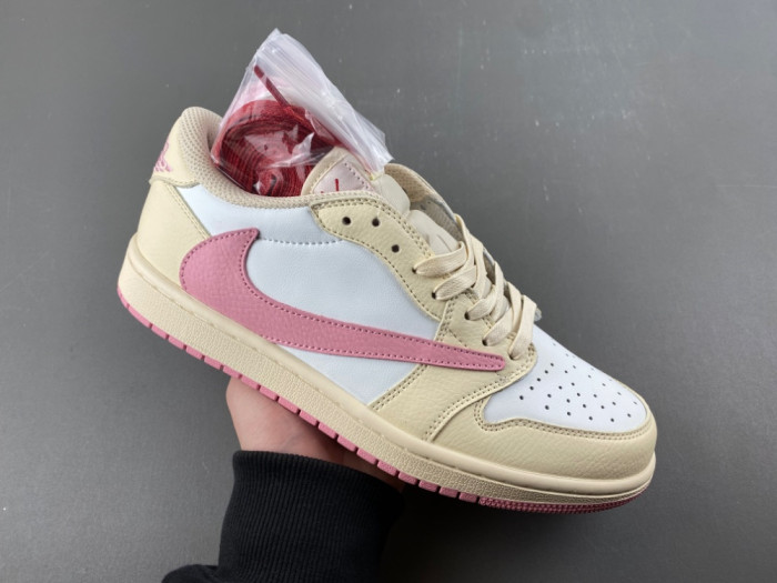 Air Jordan 1 Retro Low OG SP Travis Scott Shy Pink IQ7604-100