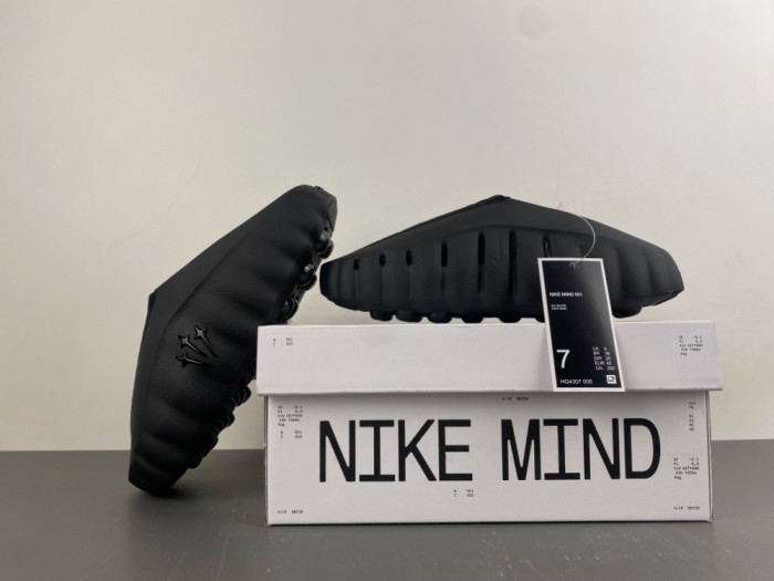 Nike Mind 001 Slide Triple Black HQ4307-005