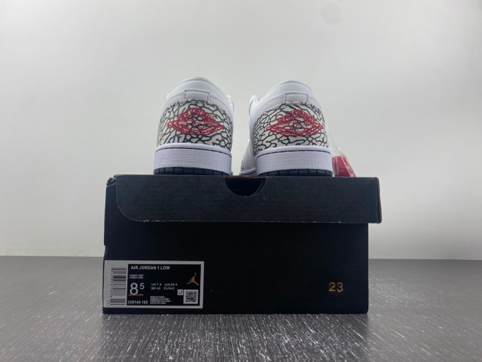 Air Jordan 1 Phat Low Cement Grey 338145-162