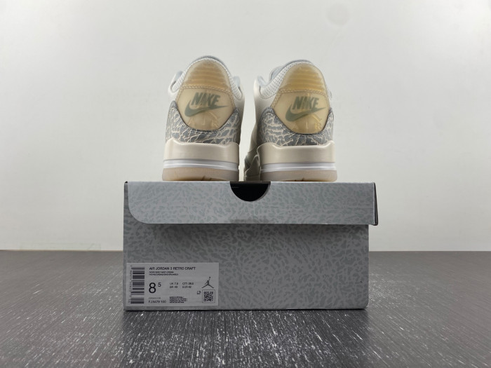 Air Jordan 3 Craft Ivory FJ9479-100