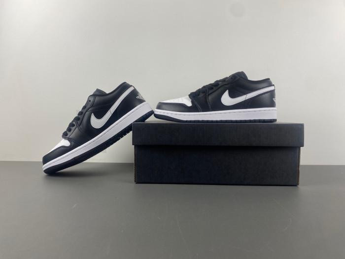 Air Jordan 1 Low Black White Grey 553558-043