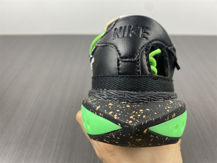 OFW x Nike Blazer Low Black Green DH7863-001