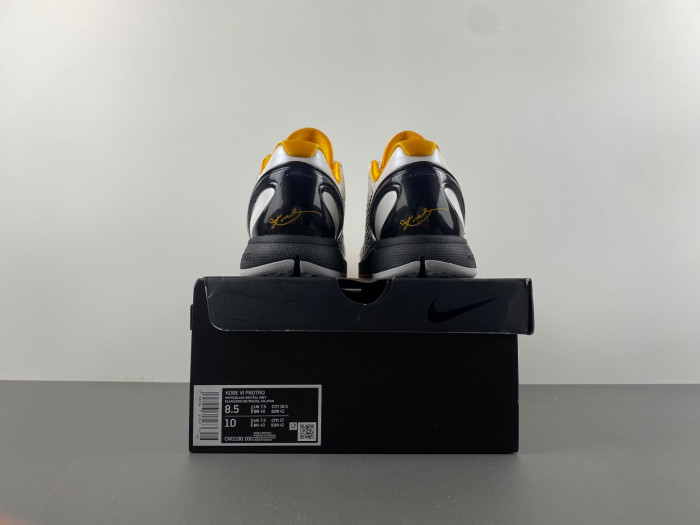 Nike Kobe 6 Protro Playoff Pack White Del Sol CW2190-100