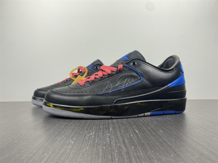 Air Jordan 2 Retro Low SP OFW Black Blue DJ4375-004