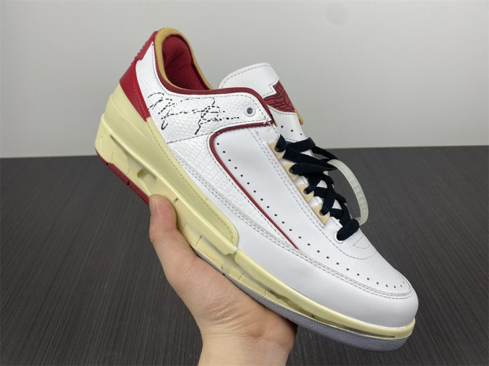 Air Jordan 2 Retro Low SP OFW White Red DJ4375-106