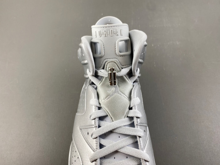 Air Jordan 6 Retro PSG Paris Saint-Germain Silver IQ5135-001