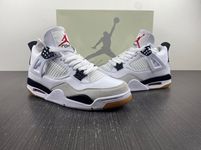 Nike SB x Air Jordan 4 Black and White DR5415-100