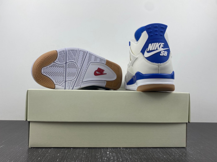 Nike SB x Air Jordan 4 White and Blue DR5415-104