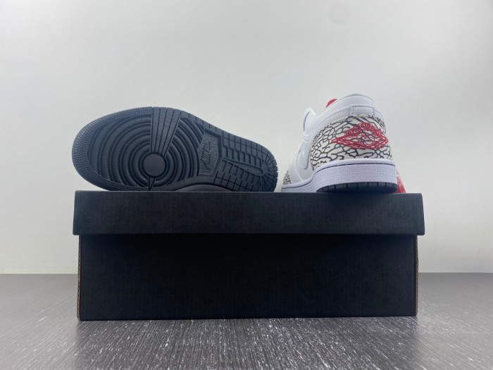 Air Jordan 1 Phat Low Cement Grey 338145-162