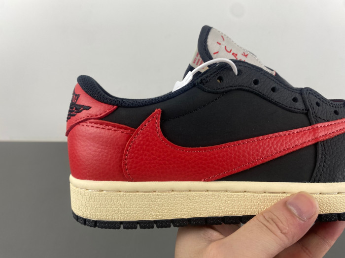 Travis Scott x Air Jordan 1 Low OG Black Red DM7866-061