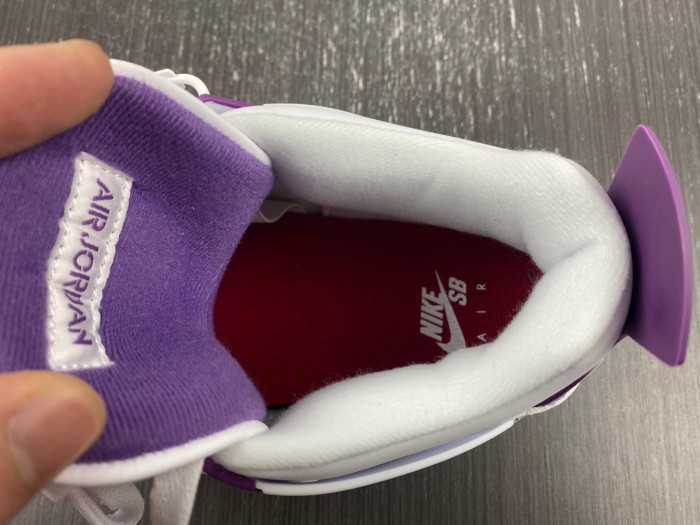 Nike SB x Air Jordan 4 Purple and White DR5415-150